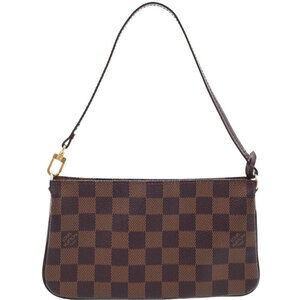 Louis Vuitton Ebene Pouch Brown Navona Accessory Damier